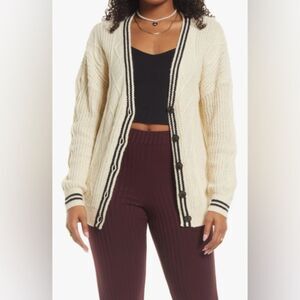 BP Retro Knit Cardigan Sweater